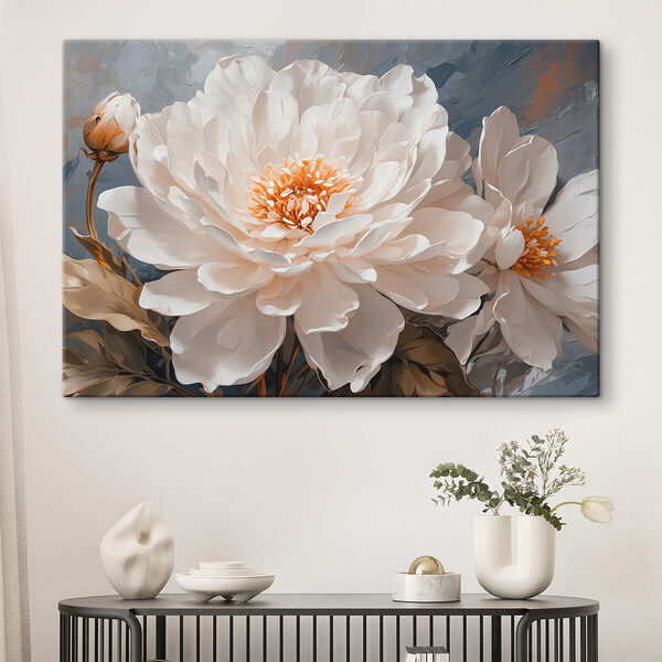 Gros plan sur une fleur blanche Gros plan sur une fleur blanche