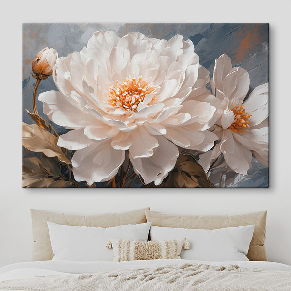 Gros plan sur une fleur blanche Gros plan sur une fleur blanche