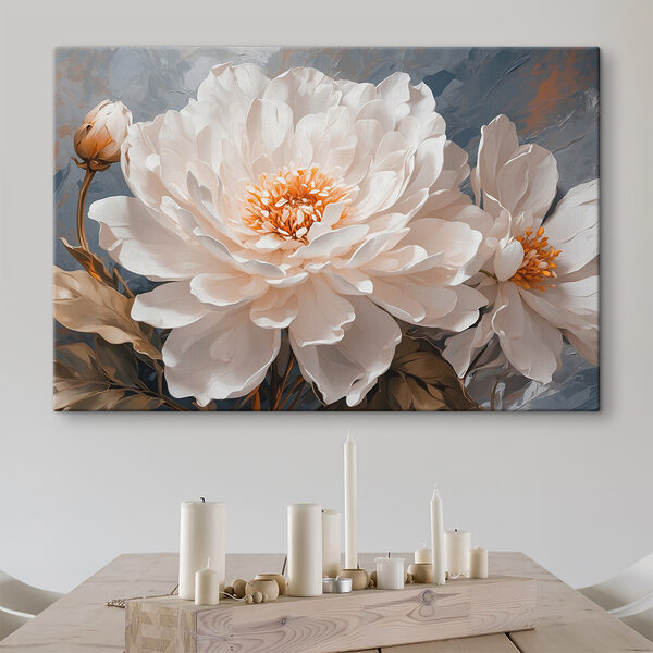 Gros plan sur une fleur blanche Gros plan sur une fleur blanche