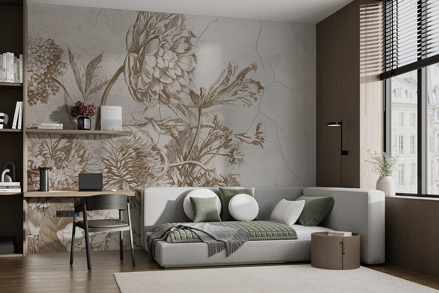 Gros plan sur une peinture