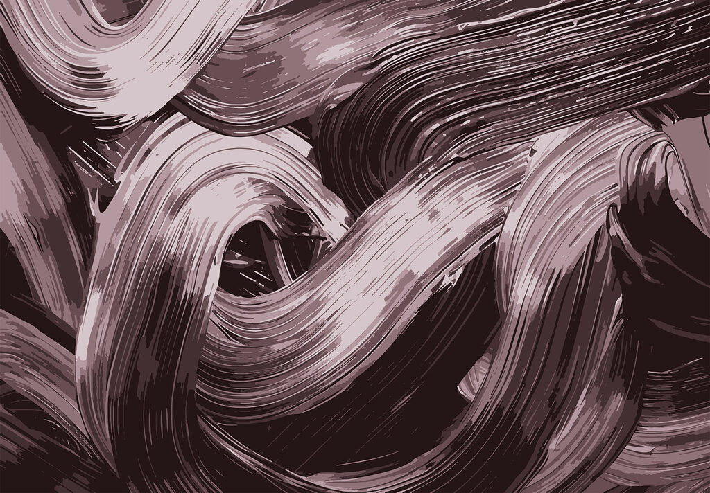Gros plan sur une peinture Gros plan sur une peinture