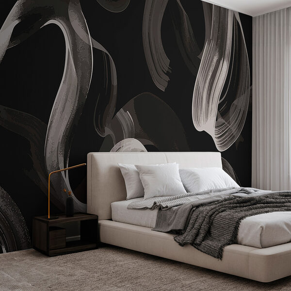 Fond noir et blanc avec fumée blanche Fond noir et blanc avec fumée blanche