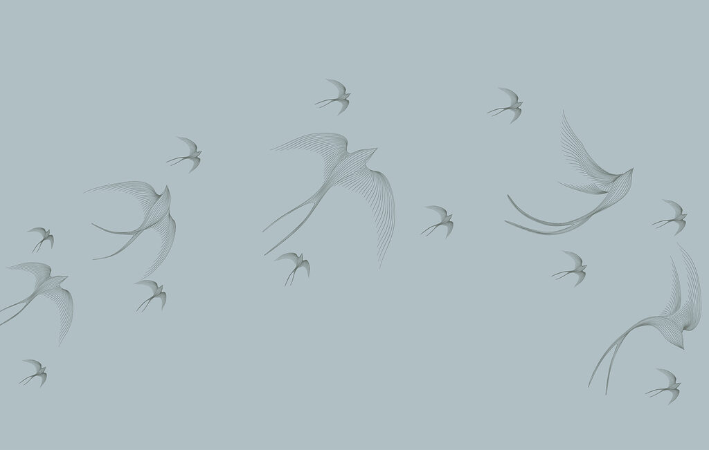 Groupe d'oiseaux en vol Groupe d'oiseaux en vol