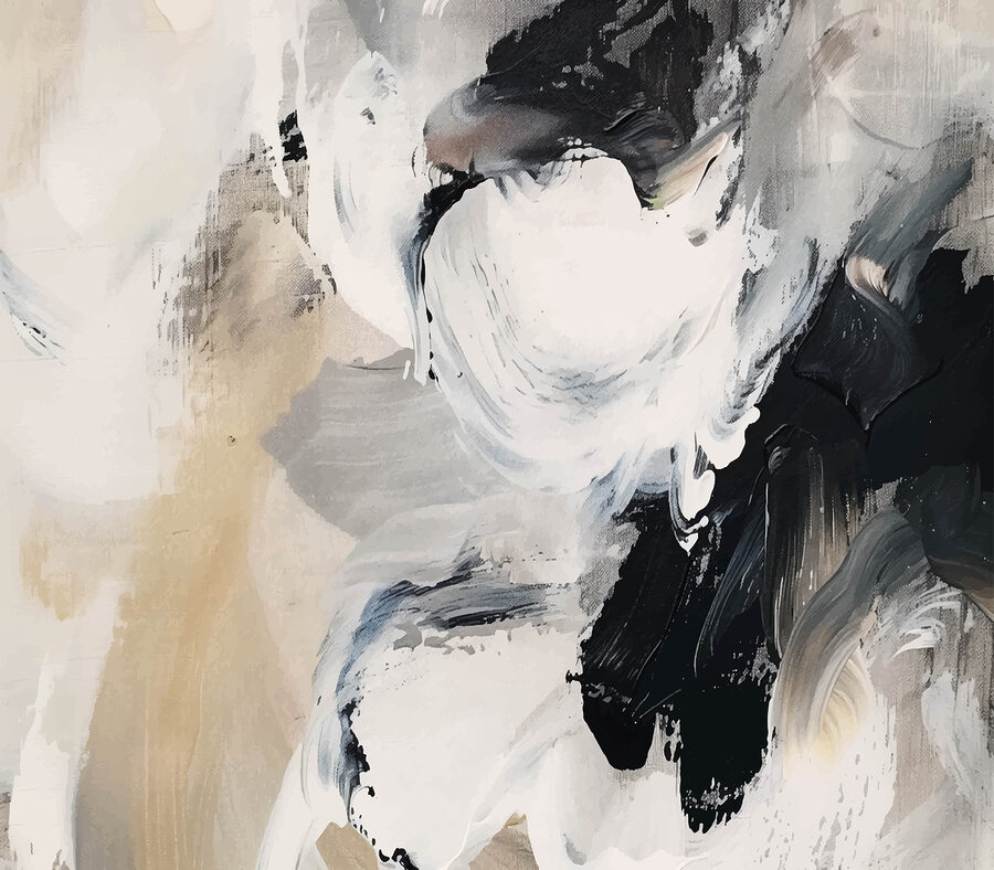 Gros plan sur une peinture