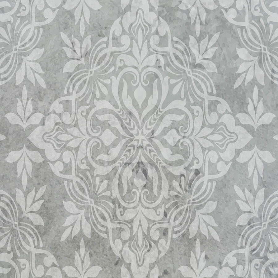 Papier peint gris et blanc