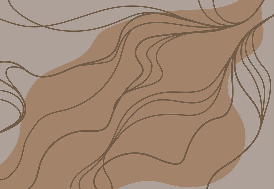 Motif marron et blanc