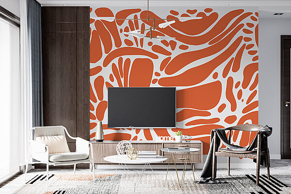 Motif marron et blanc Motif marron et blanc