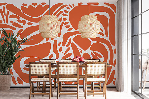 Motif marron et blanc Motif marron et blanc
