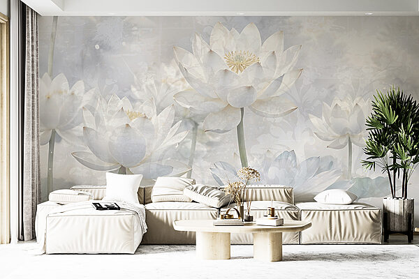 Group of white flowers Group of white flowers