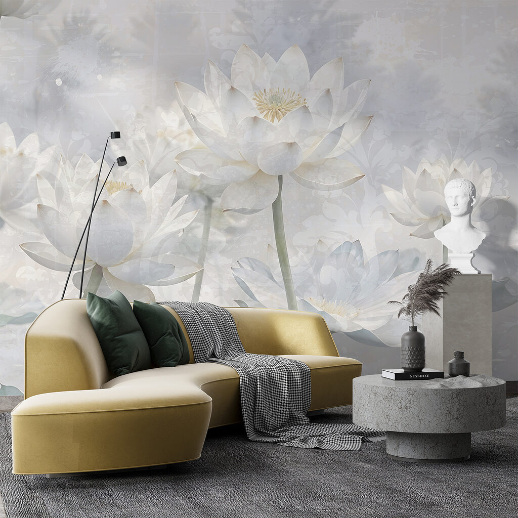 Group of white flowers Group of white flowers