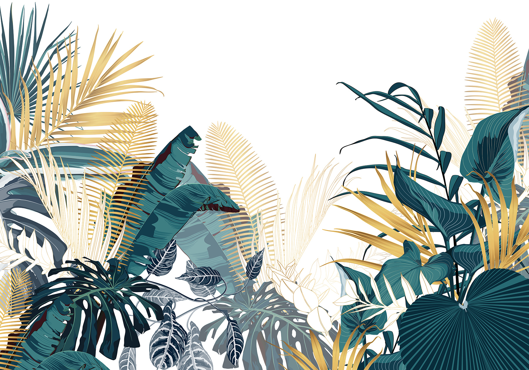 Group of tropical plants Group of tropical plants