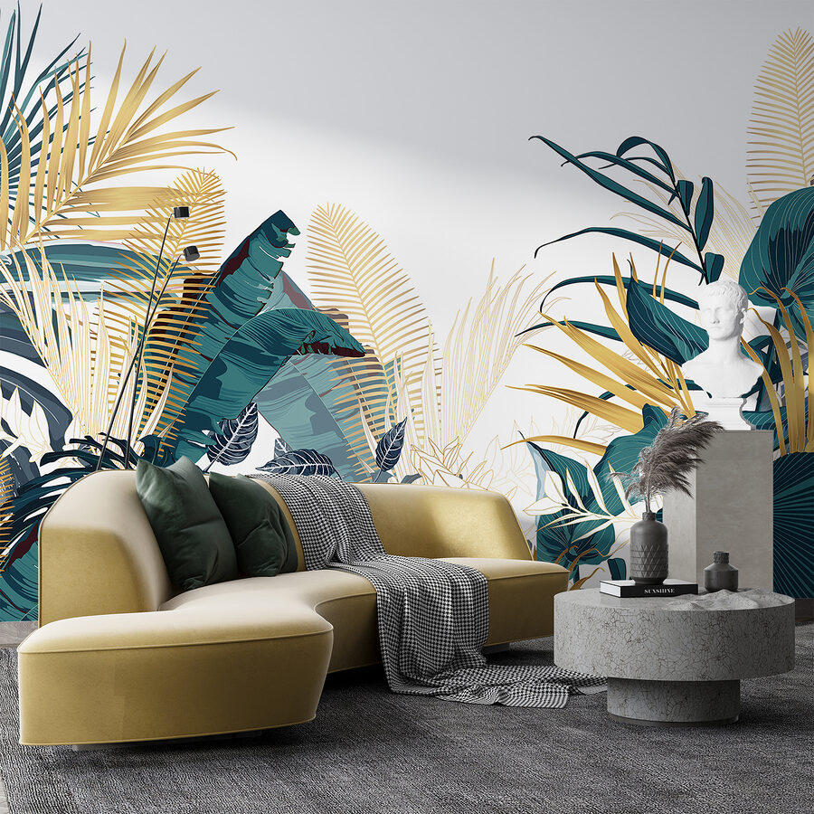 Groupe de plantes tropicales
