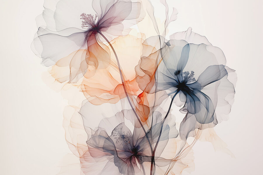 Papier peint Groupe de fleurs de différentes couleurs – Image 3