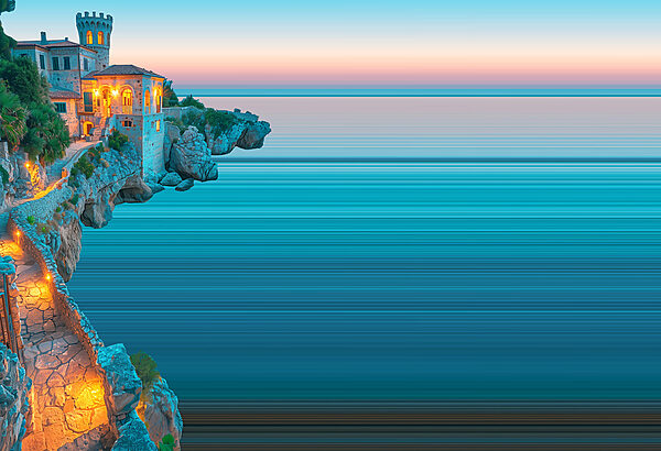 Construire sur une falaise au-dessus de l'eau Construire sur une falaise au-dessus de l'eau