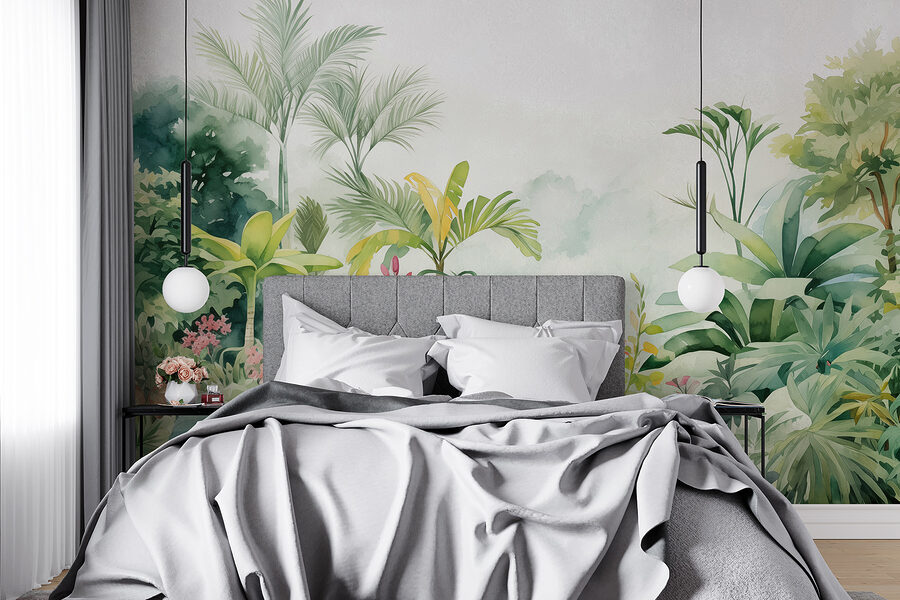 Peinture de plantes et de fleurs