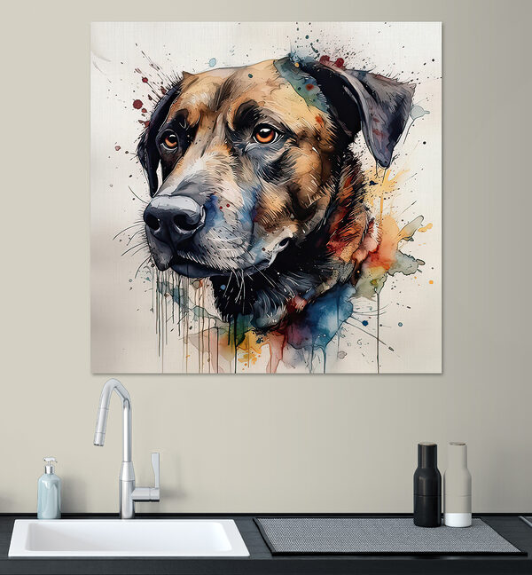 Peinture d'un chien Peinture d'un chien
