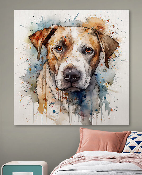Peinture d'un chien Peinture d'un chien