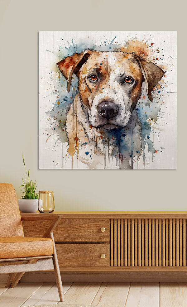Peinture d'un chien Peinture d'un chien