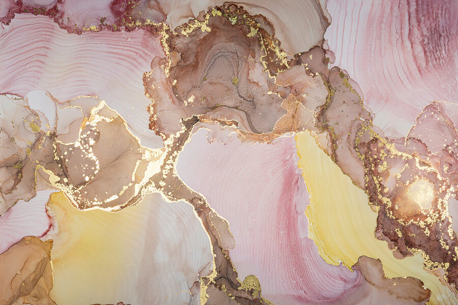 Gros plan sur une peinture Gros plan sur une peinture