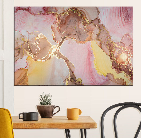 Gros plan sur une peinture Gros plan sur une peinture