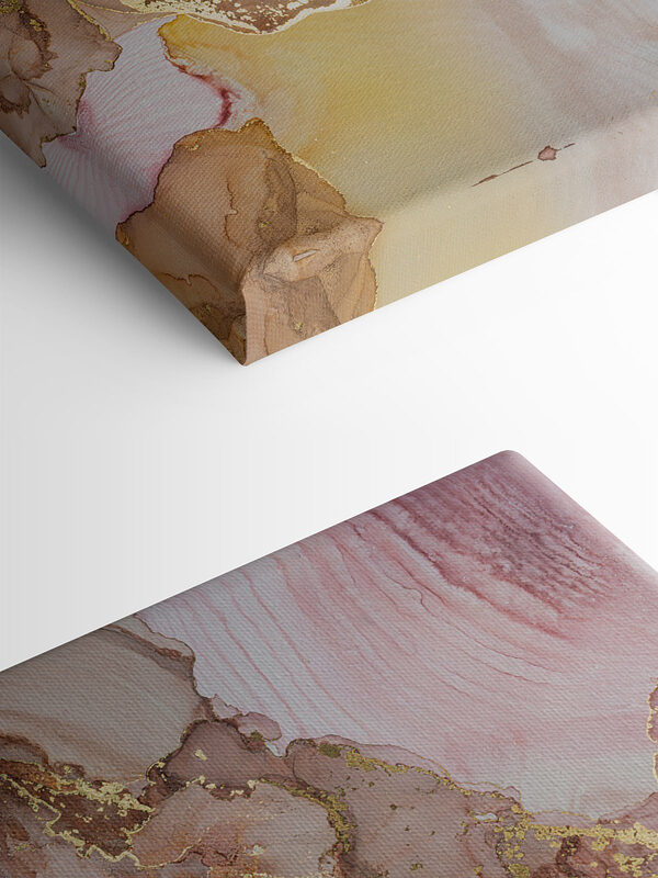 Gros plan sur une peinture Gros plan sur une peinture