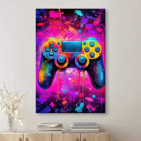 Contrôleur de jeu vidéo coloré Contrôleur de jeu vidéo coloré
