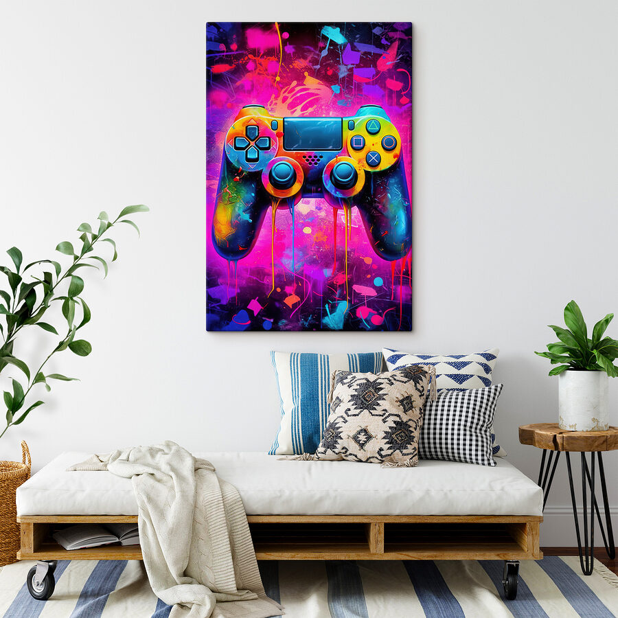 Contrôleur de jeu vidéo coloré Contrôleur de jeu vidéo coloré