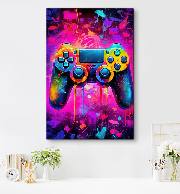 Contrôleur de jeu vidéo coloré Contrôleur de jeu vidéo coloré