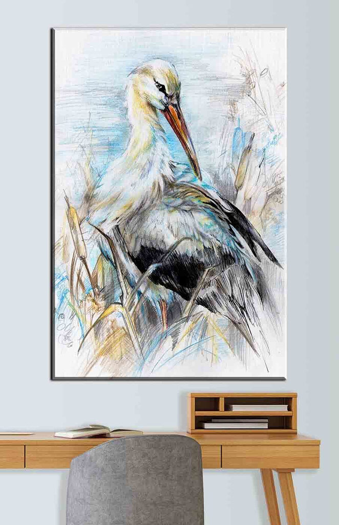Drawing of a bird