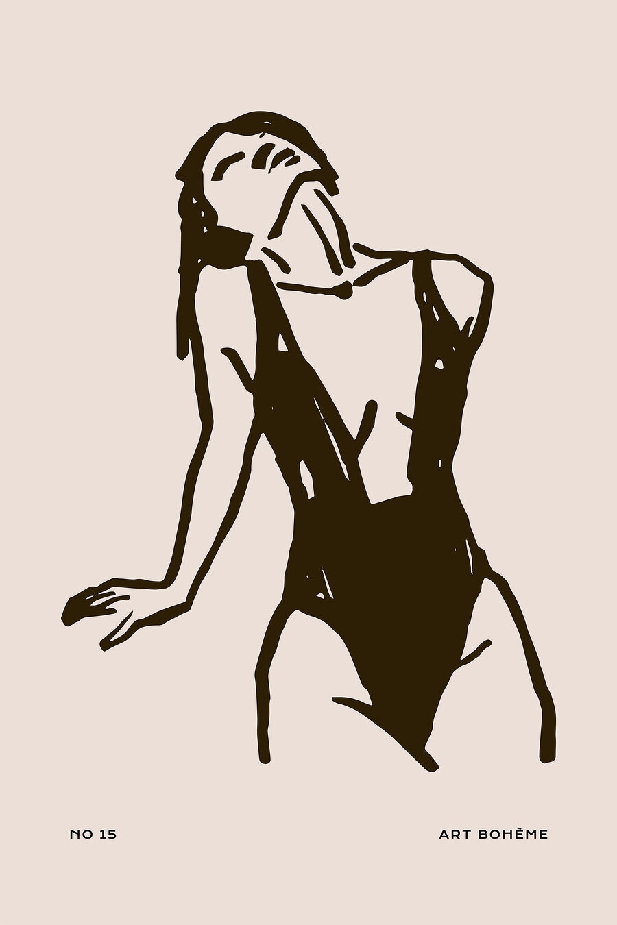 Dessin d'une femme en maillot de bain Dessin d'une femme en maillot de bain