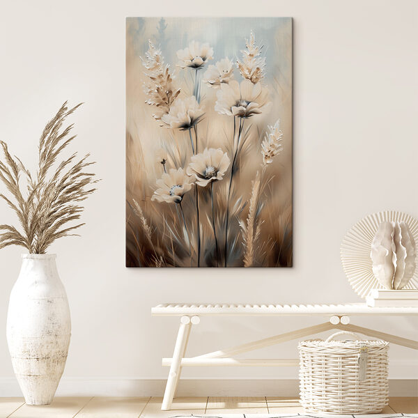 Peinture de fleurs et d'herbe Peinture de fleurs et d'herbe