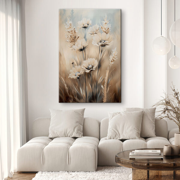Peinture de fleurs et d'herbe Peinture de fleurs et d'herbe