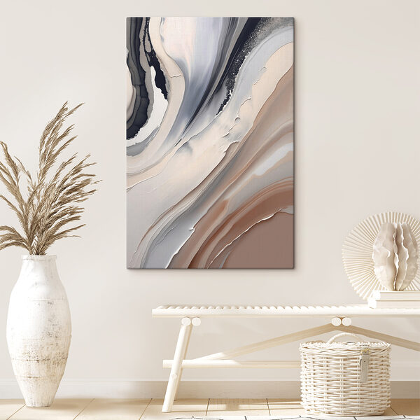 Gros plan sur une peinture Gros plan sur une peinture