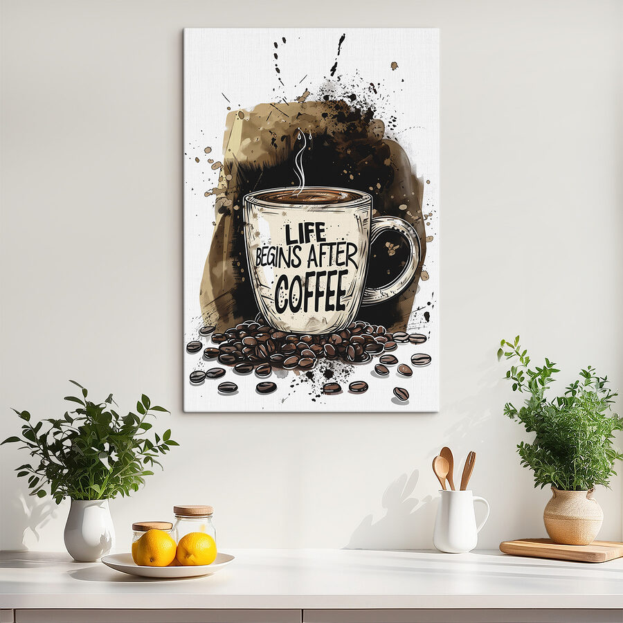 Tasse à café contenant un liquide vaporeux Tasse à café contenant un liquide vaporeux