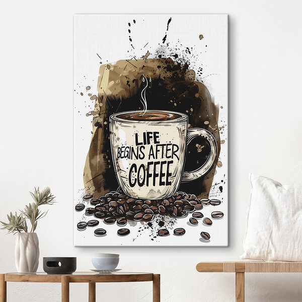 Tasse à café contenant un liquide vaporeux Tasse à café contenant un liquide vaporeux