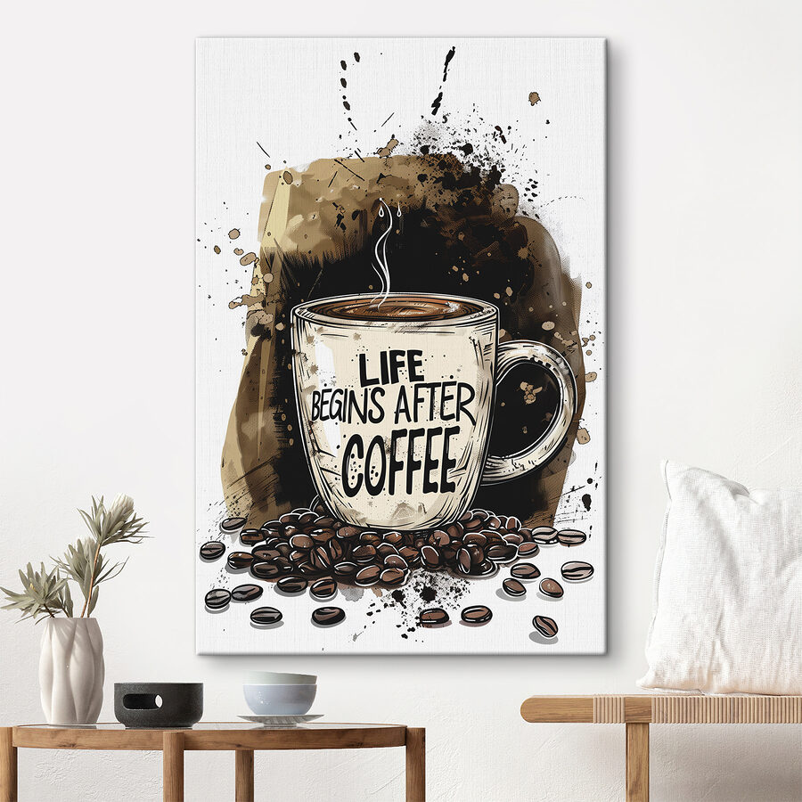 Tasse à café contenant un liquide vaporeux Tasse à café contenant un liquide vaporeux