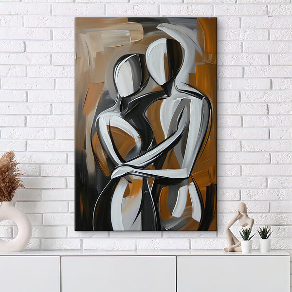 Peinture de deux personnes Peinture de deux personnes