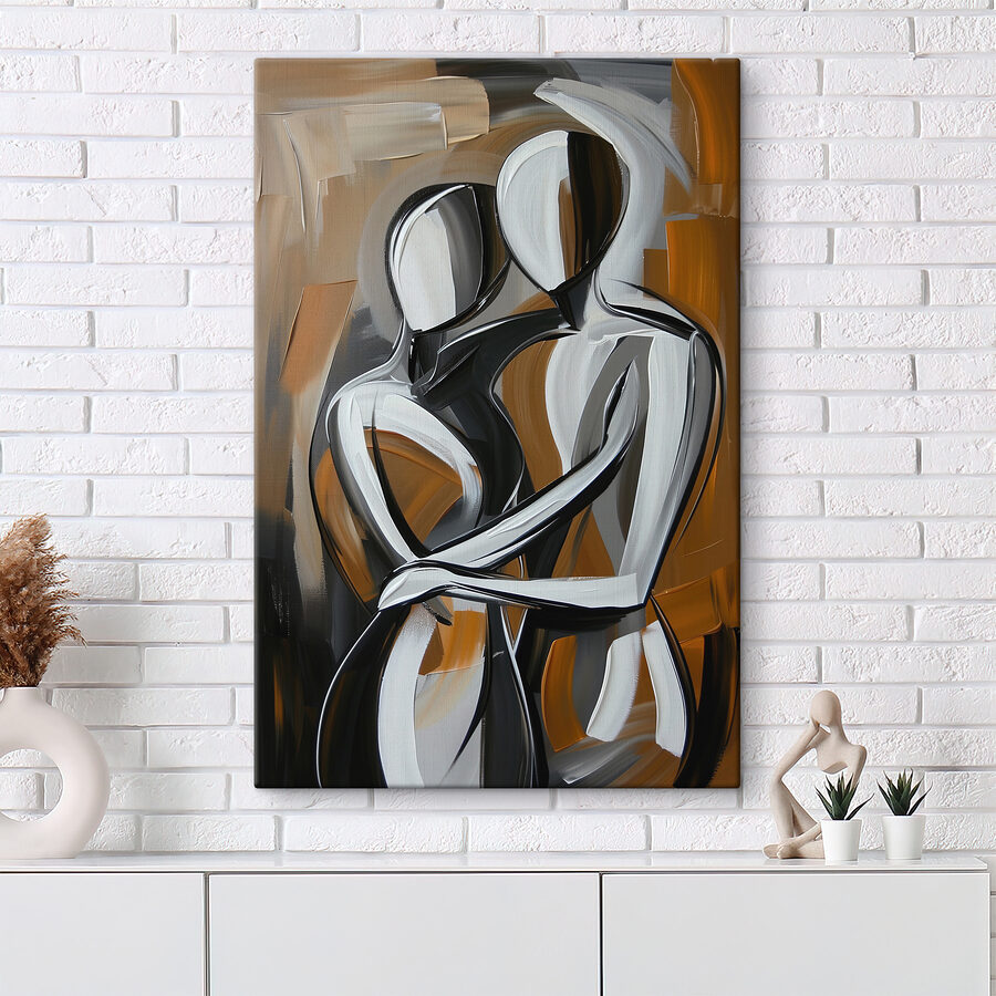 Peinture de deux personnes Peinture de deux personnes