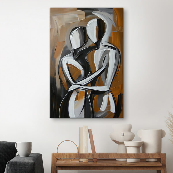 Peinture de deux personnes Peinture de deux personnes