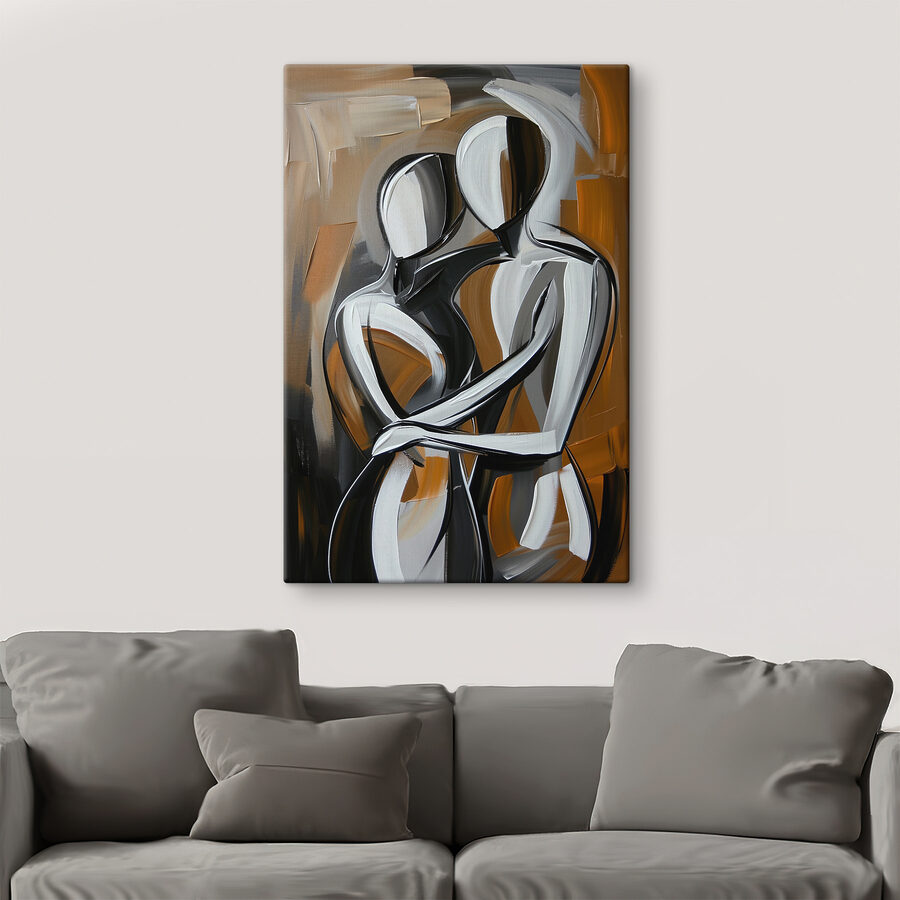Peinture de deux personnes Peinture de deux personnes