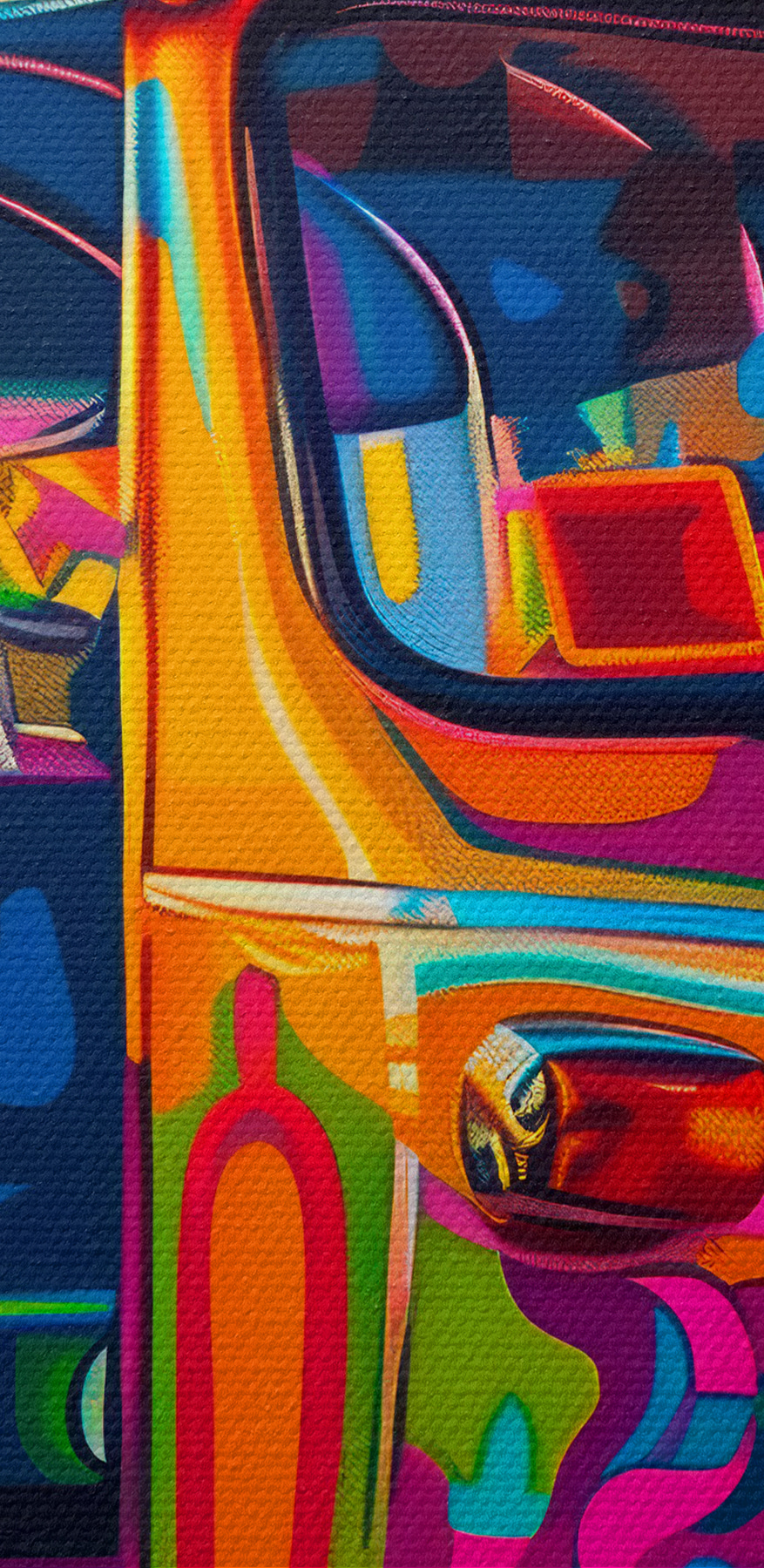Tuk coloré dans une rue Tuk coloré dans une rue