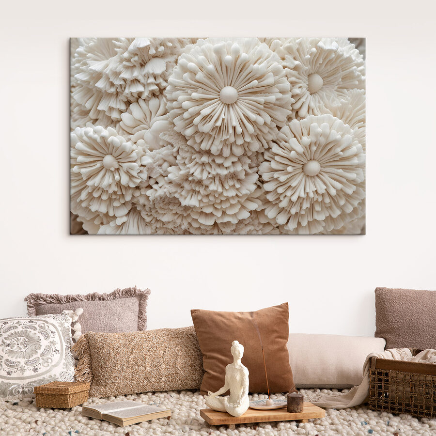 Groupe de fleurs blanches Groupe de fleurs blanches