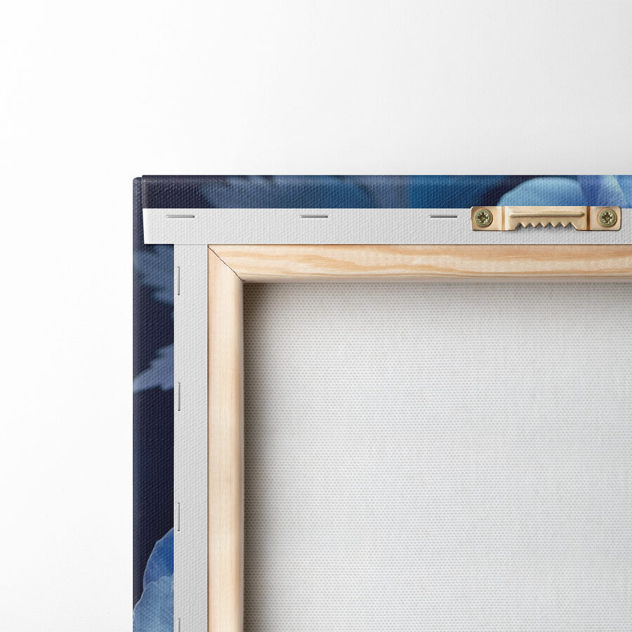 Tableaux Groupe de fleurs bleues – Image 5