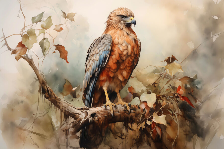 Oiseau assis sur une branche