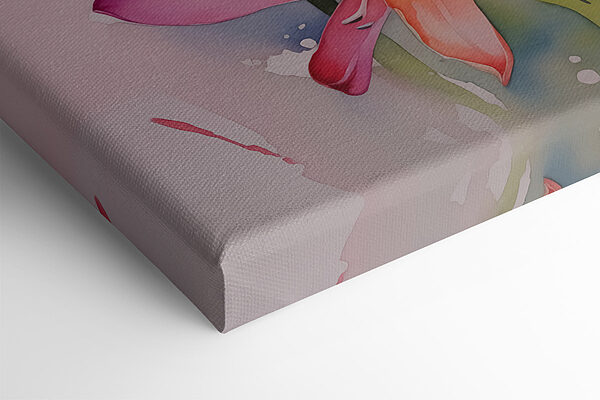 Peinture de fleurs sur fond blanc Peinture de fleurs sur fond blanc