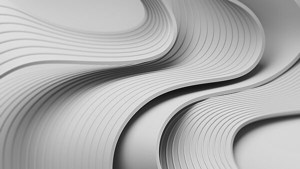 Lignes courbes blanches et grises Lignes courbes blanches et grises