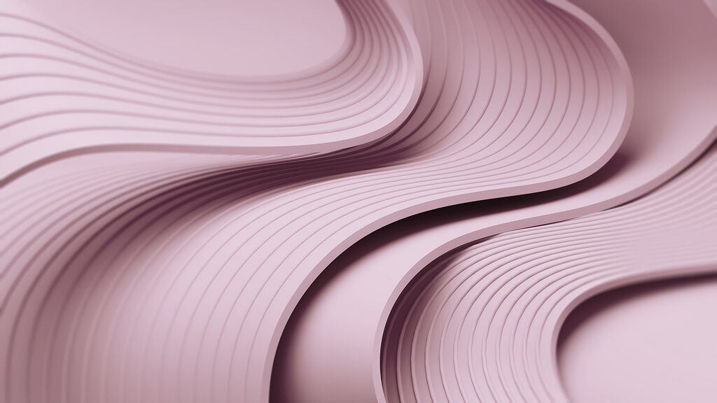 Lignes ondulées roses et blanches Lignes ondulées roses et blanches