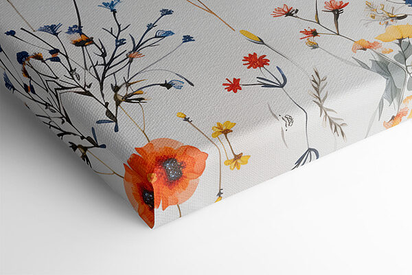 Motif de fleurs sur une surface blanche Motif de fleurs sur une surface blanche