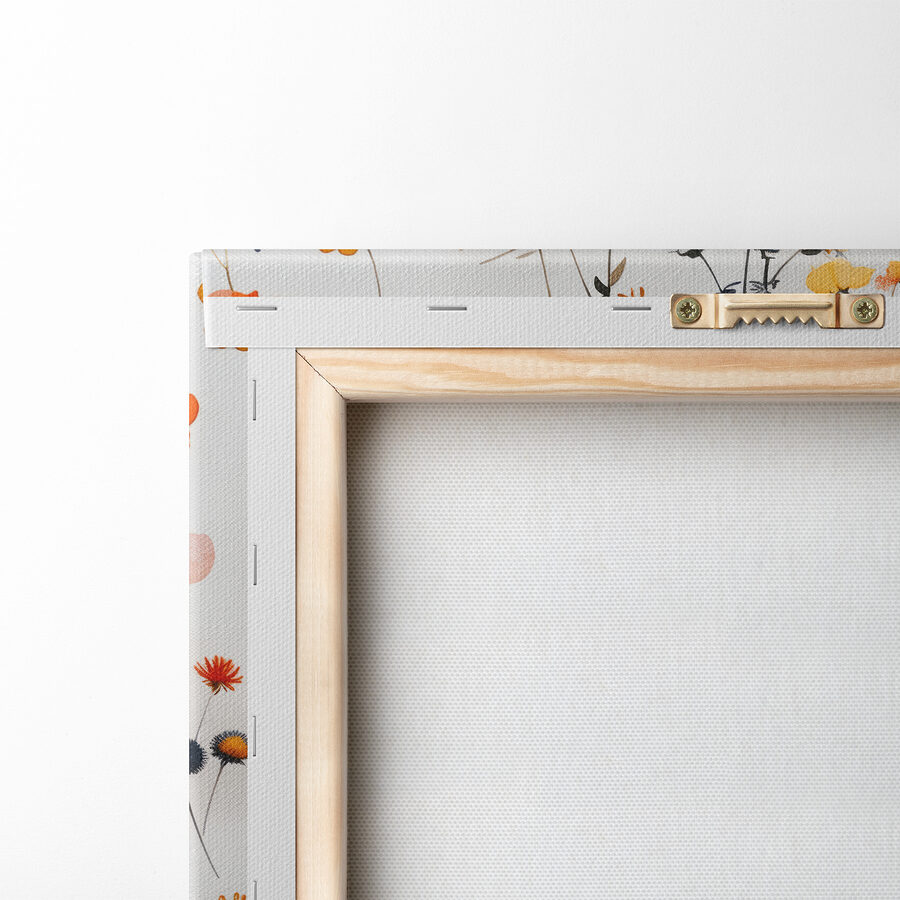 Motif de fleurs sur une surface blanche Motif de fleurs sur une surface blanche