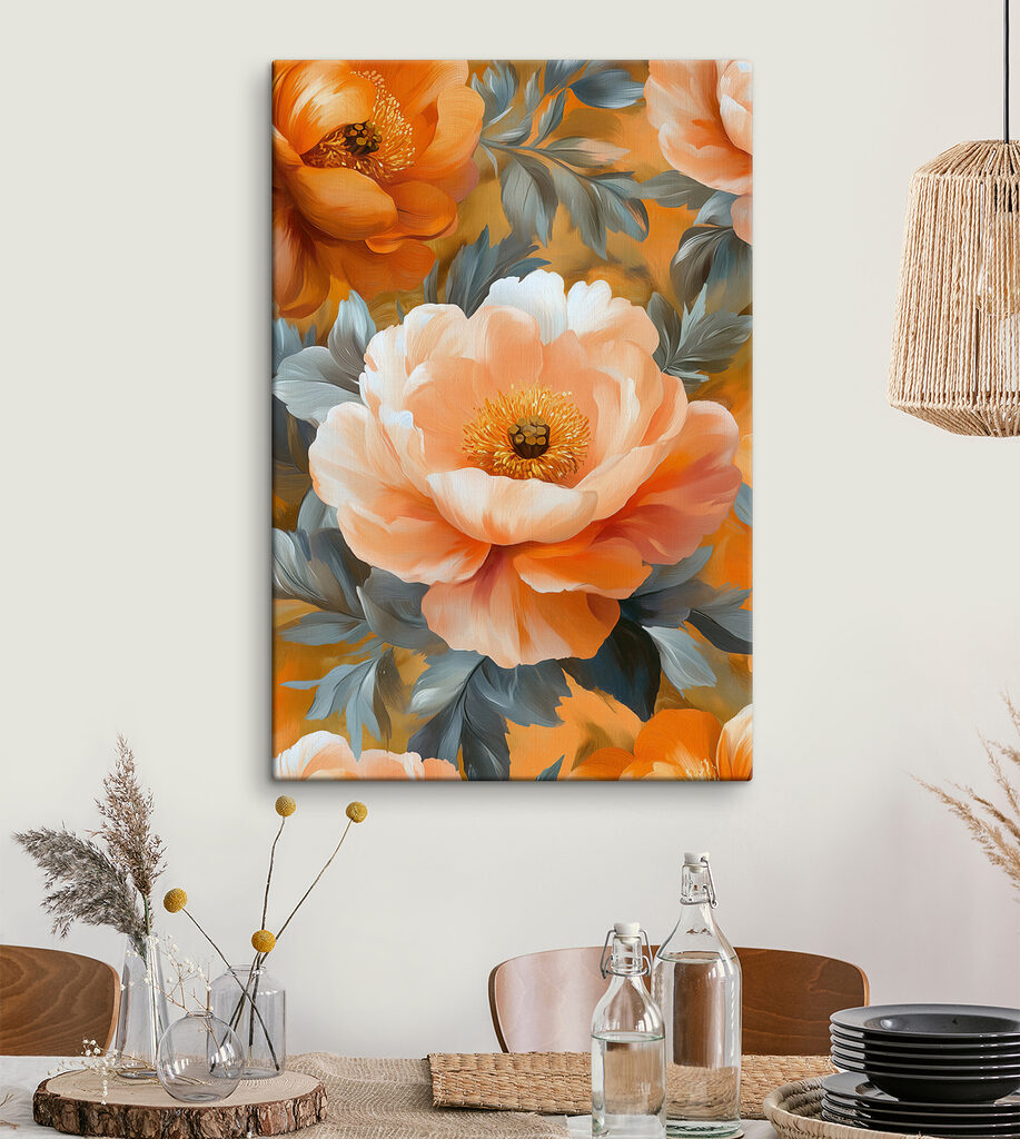 Vibrant peonies in soft hues Vibrant peonies in soft hues